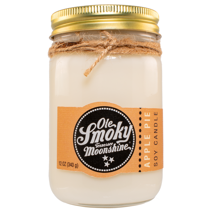 12oz MASON JAR CANDLE - APPLE PIE