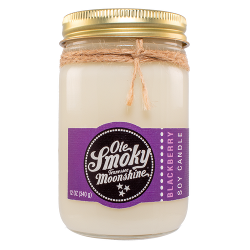 12oz MASON JAR CANDLE - BLACKBERRY