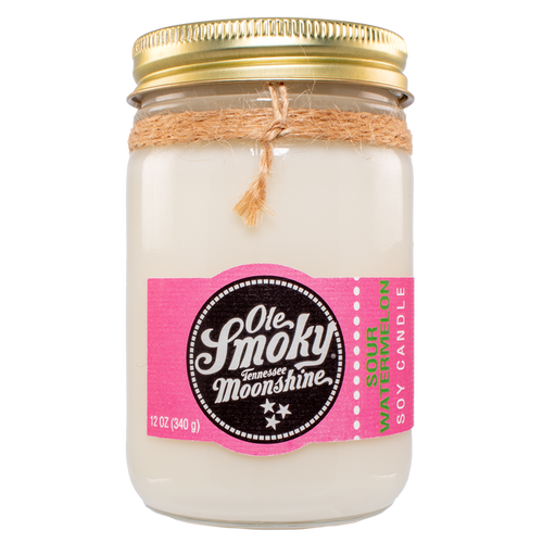 12oz MASON JAR CANDLE - SOUR WATERMELON