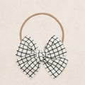Adventure Bow - Charcoal Grid