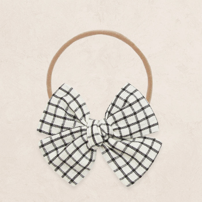 Adventure Bow - Charcoal Grid