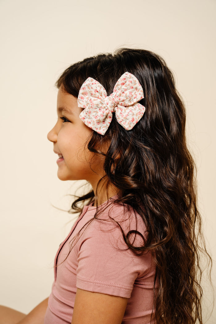 Adventure Bow - Pink Posy