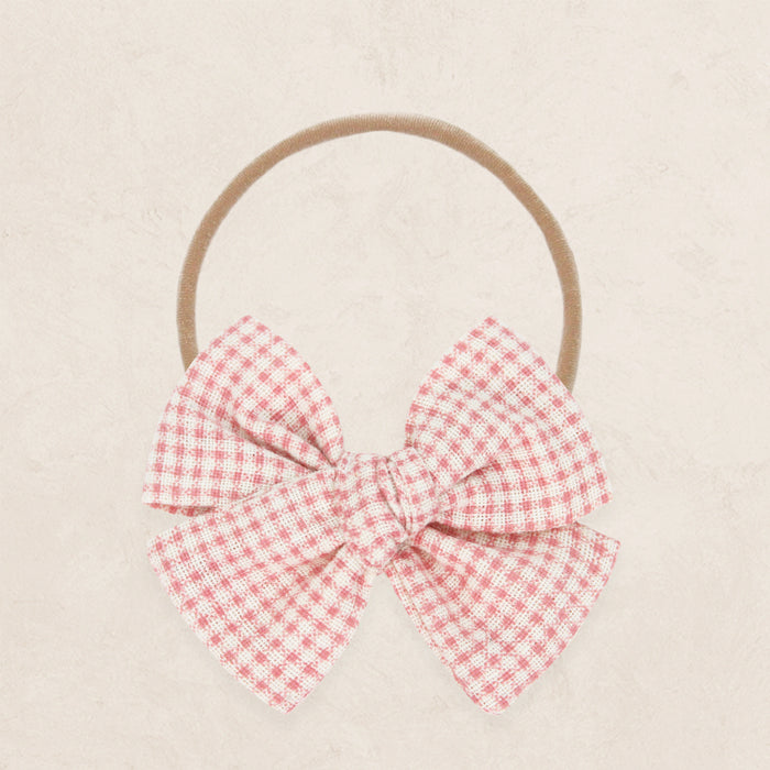 Adventure Bow - Rose Gingham