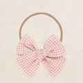 Adventure Bow - Rose Gingham
