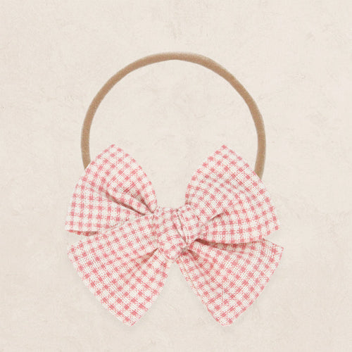 Adventure Bow - Rose Gingham