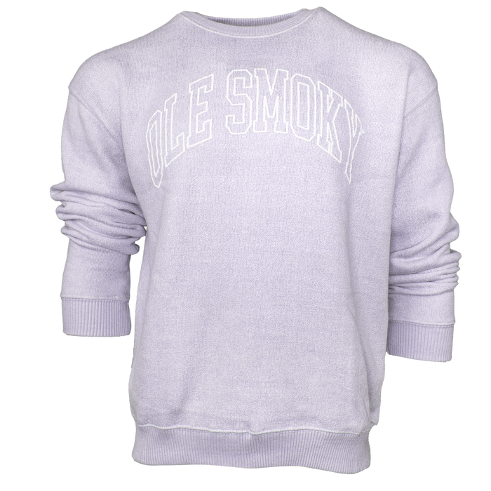ARCH TEXT CREWNECK - LILAC