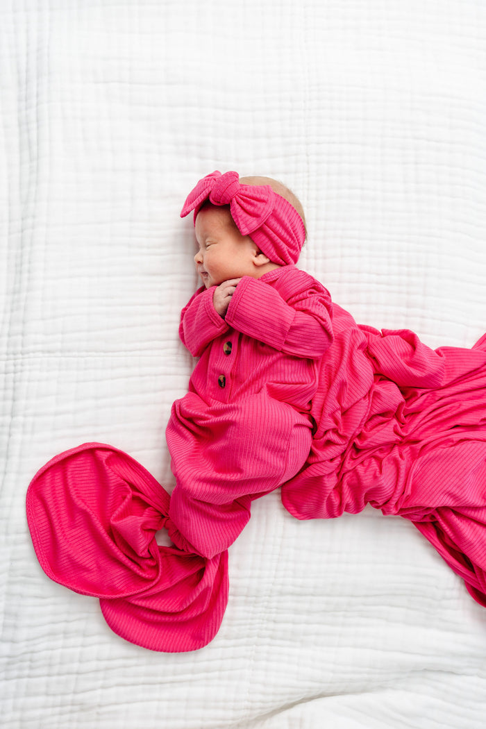 Barbie Ribbed Swaddle Blanket