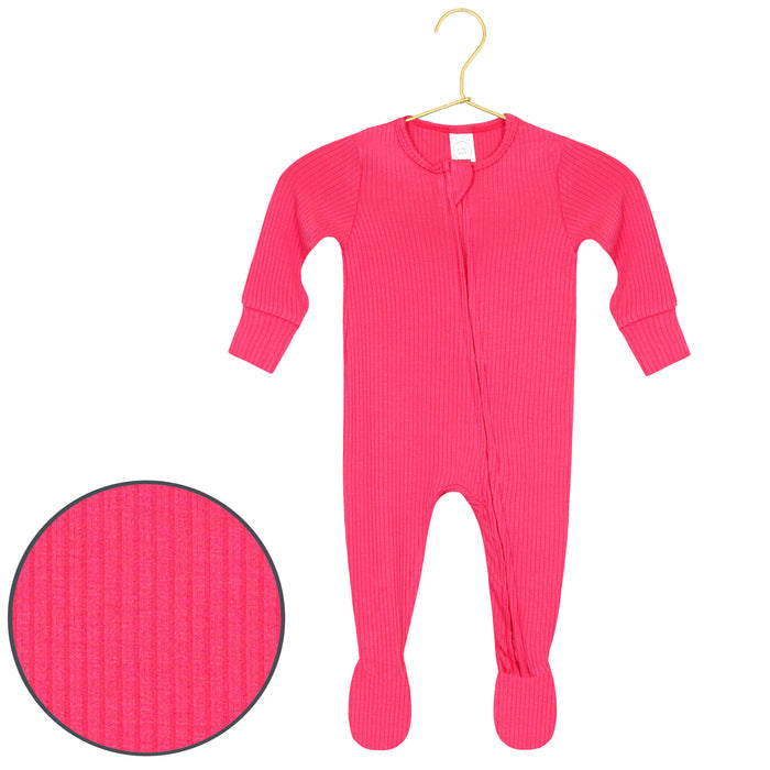 Barbie Ribbed Zipper Footies