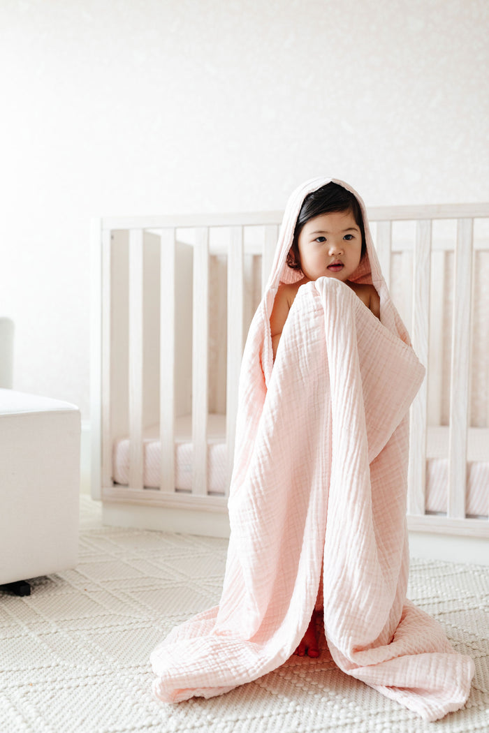 Bath - Child Hooded Towel - Blush