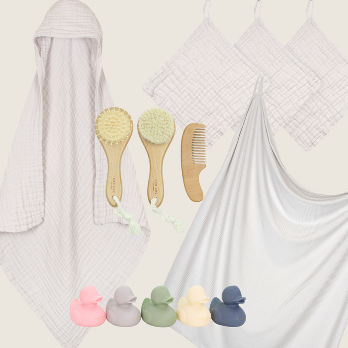 Bath Baby Bundle - Grey