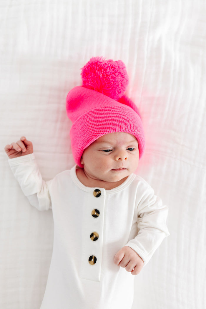 Beanie - Neon Pink
