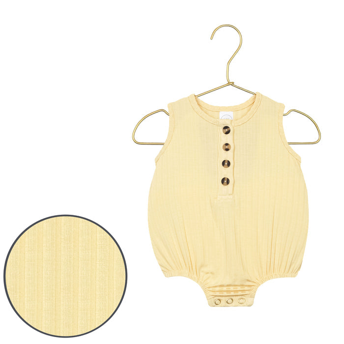 Birdie Ribbed Bubble Romper