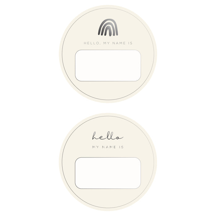 Blank Name Tag 2 Pack