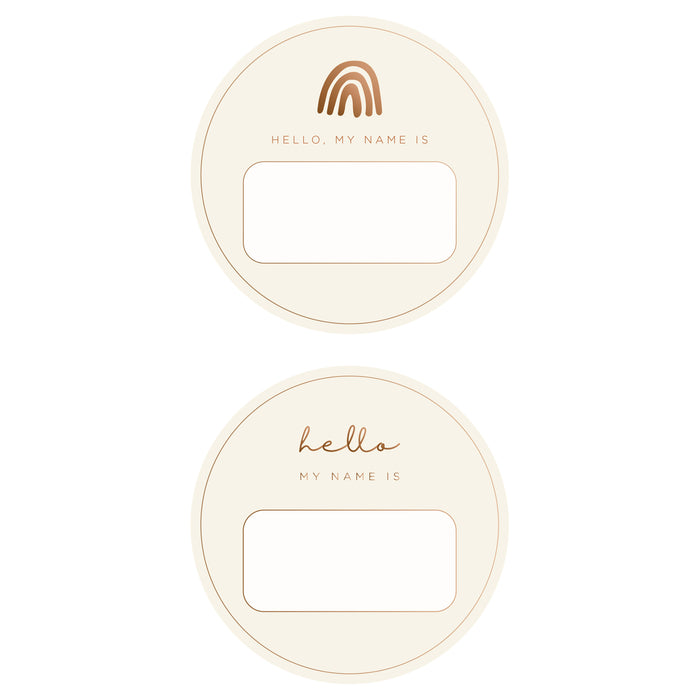 Blank Name Tag 2 Pack