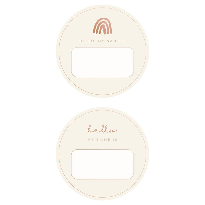 Blank Name Tag 2 Pack