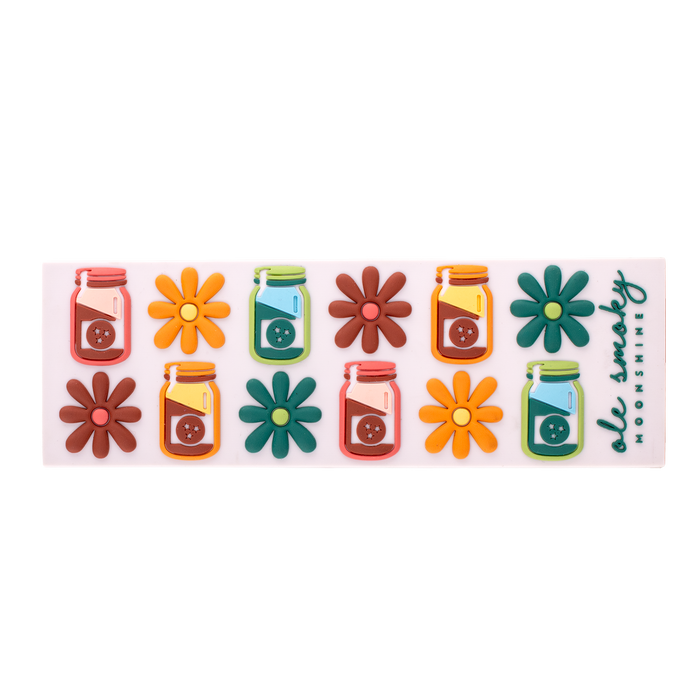 BOOZE AND BLOOMS SILICONE MAGNET