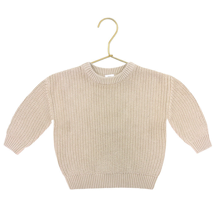 Tan Sweater / Newborn-3 Month