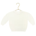 Bow Embroidery - Knit Chunky Sweater