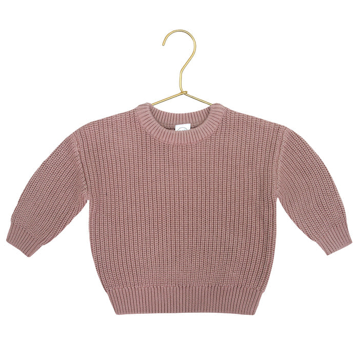 Mauve Sweater / Newborn-3 Month