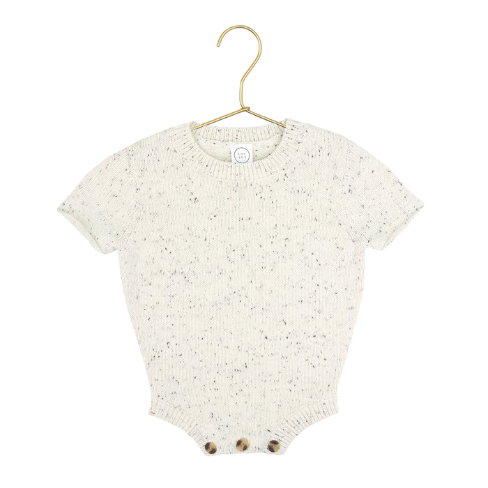 Cream Speckle Sweater / Newborn-3 Month