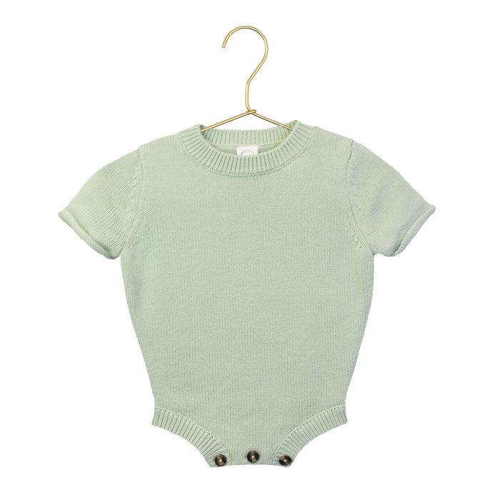 Bow Embroidery - Knit Onesie