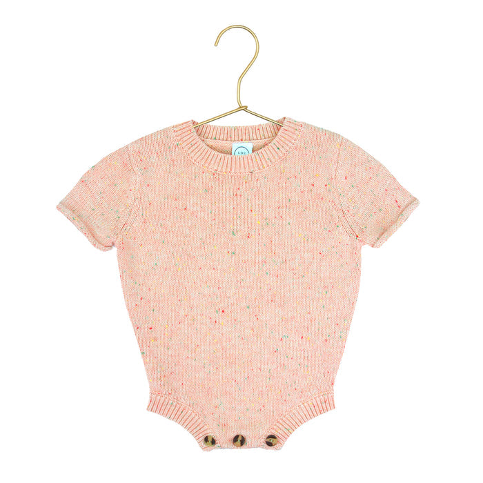 Petal Speckle Sweater / Newborn-3 Month