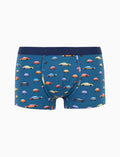 Boxer intimo uomo cotone blu fantasia macchinine