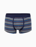 Boxer intimo uomo cotone blu righe multicolor - Gallo 1927 - Official Online Shop
