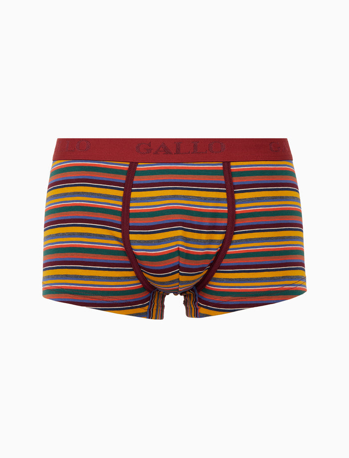 Boxer intimo uomo cotone righe multicolor giallo