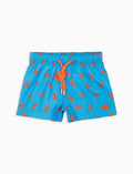 Boxer mare bambino fantasia geko su fondo azzurro - Gallo 1927 - Official Online Shop
