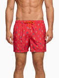 Boxer mare uomo fantasia cavallucci marini su fondo rosso - Gallo 1927 - Official Online Shop