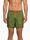 Boxer mare uomo fantasia geko su fondo verde - Gallo 1927 - Official Online Shop