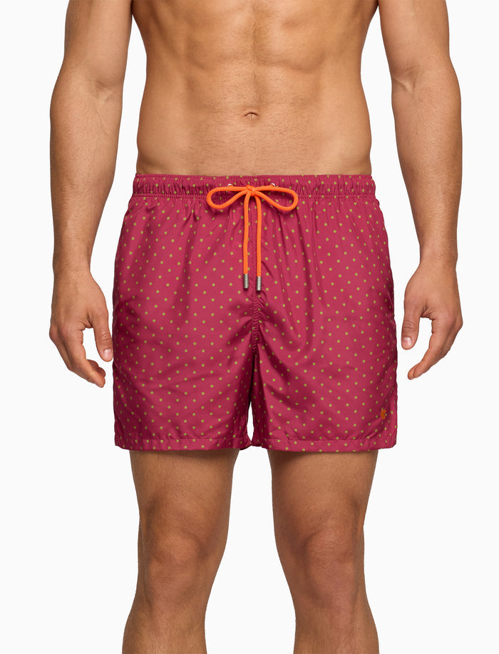 Boxer mare uomo fantasia pois fucsia - Gallo 1927 - Official Online Shop