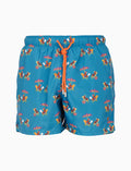 Boxer mare uomo fantasia scimmie in spiaggia azzurro - Gallo 1927 - Official Online Shop