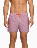 Boxer mare uomo fantasia seersucker bordò - Gallo 1927 - Official Online Shop