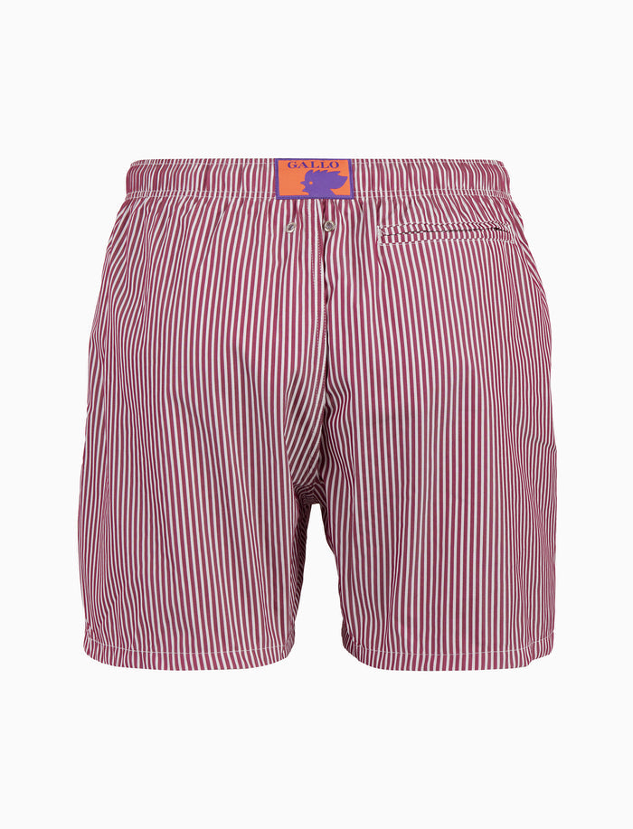 Boxer mare uomo fantasia seersucker bordò - Gallo 1927 - Official Online Shop