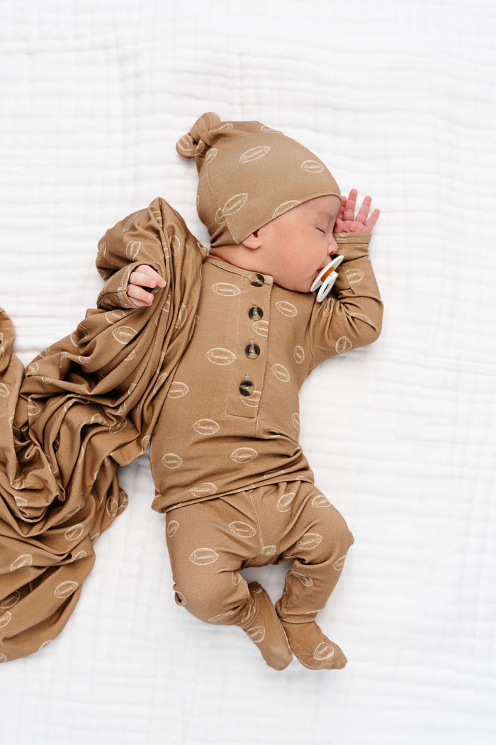 Brady Newborn Hat Bundle + Top + Bottoms