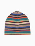 Calotta bambino pile beige righe multicolor - Gallo 1927 - Official Online Shop