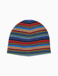 Calotta unisex pile blu righe multicolor - Gallo 1927 - Official Online Shop