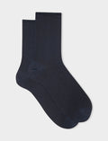 Calze corte donna lurex oltremare tinta unita - Gallo 1927 - Official Online Shop