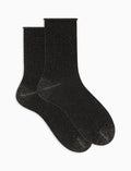 Calze corte donna lurex vulcano tinta unita - Gallo 1927 - Official Online Shop