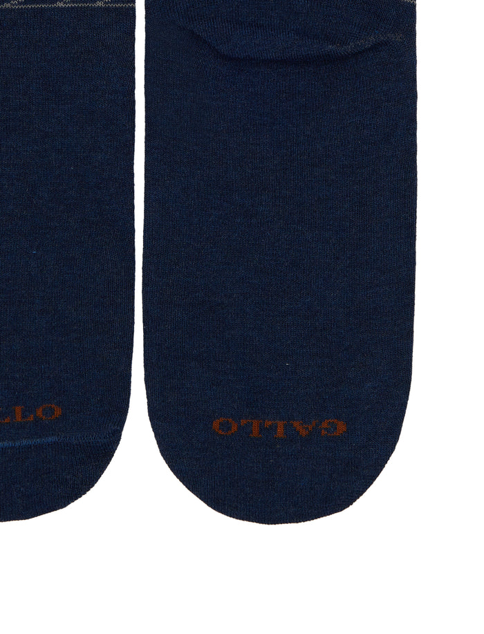 Calze corte uomo cotone blu fantasia Firenze Palazzo Vecchio - Gallo 1927 - Official Online Shop