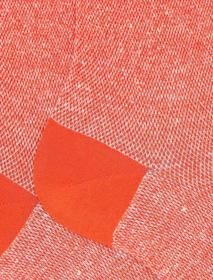 Calze corte uomo cotone e lino tinta unita rosso - Gallo 1927 - Official Online Shop