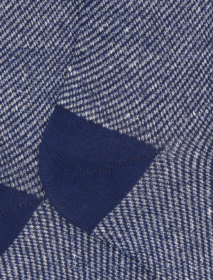 Calze corte uomo cotone tinta unita effetto jeans blu - Gallo 1927 - Official Online Shop