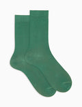 Calze corte uomo cotone tinta unita verde - Gallo 1927 - Official Online Shop