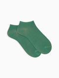 Calze fantasmini uomo cotone tinta unita verde - Gallo 1927 - Official Online Shop