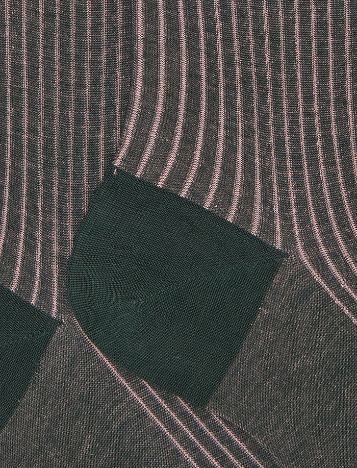 Calze lunghe donna cotone verde vanisé