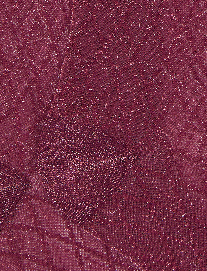 Calze lunghe donna fucsia rombi in trasparenza con effetto scintillante