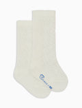 Calze lunghe traforate bambino cotone bianco tinta unita - Gallo 1927 - Official Online Shop