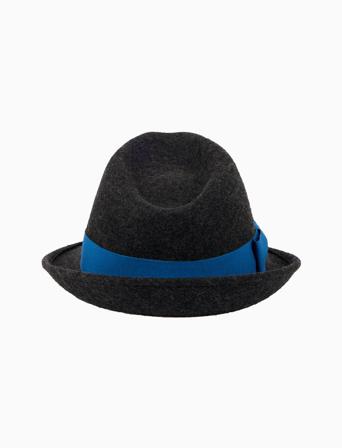 Cappello donna feltro grigio tinta unita - Gallo 1927 - Official Online Shop